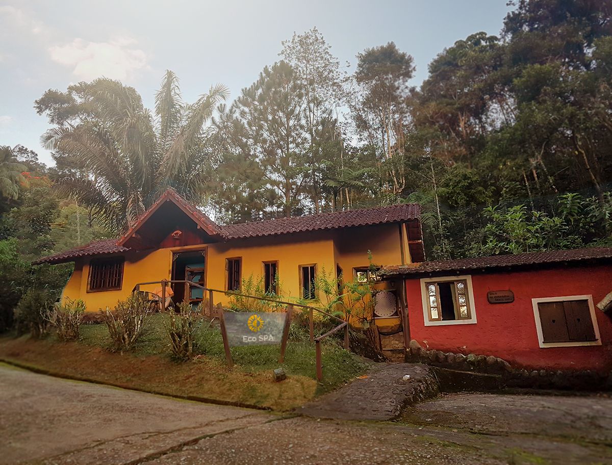 O espaço do Eco Spa, entre o verde